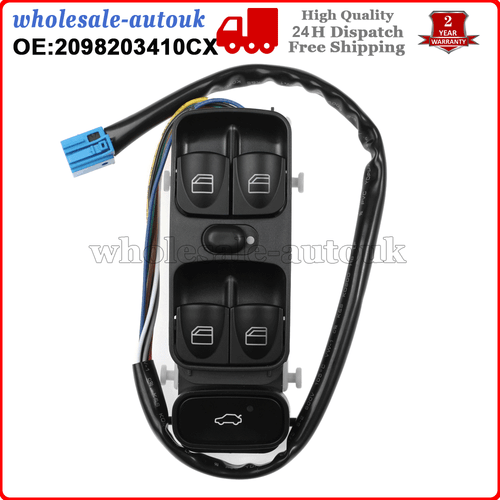 For Mercedes CLK320 CLK500 W209 2003-2009 Electric Window Switch A2098203410 - Picture 11 of 11