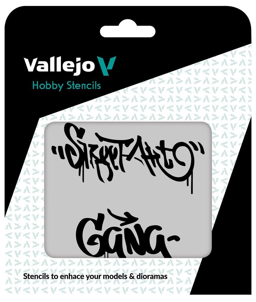 Vallejo ST-LET004 / 706533 - 1/35 Stencil, Graffiti 2 - New