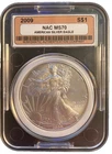 2009 American Silver Eagle $1 ☆ Mint State 70 ~Perfect 🔥!