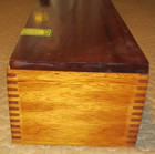 Wooden Wood Cigar Box Style Box Dovetail Art Deco Style Nicaragua Toro Maduro — photo 3