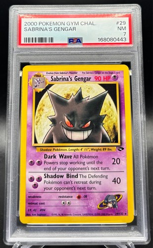 Sabrina's Gengar (Unlimited) graded PSA 7 for sale on eBay