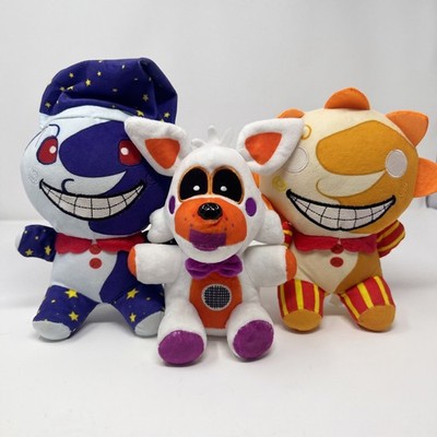 FNAF Sun and Moon, Sister Plush Set Security Breach Daycare Unofficial 8''