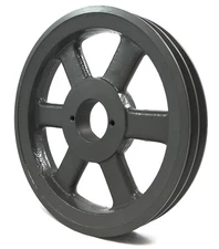 POWER DRIVE 2AK74H 2" Double V-Belt Pulley  Steel  MPN: 2AK74H