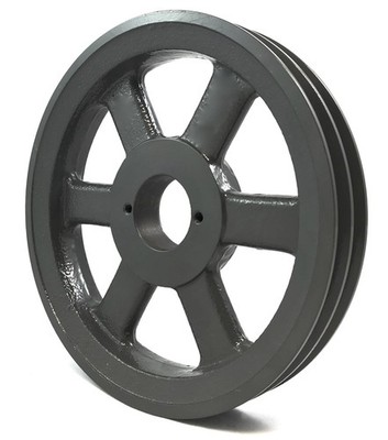 POWER DRIVE 2AK74H 2'' Double V-Belt Pulley  Steel  MPN: 2AK74H