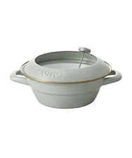 BRUNO Enamel Tempura Pot 20cm Compatible with Induction Cooking Direct Heat and