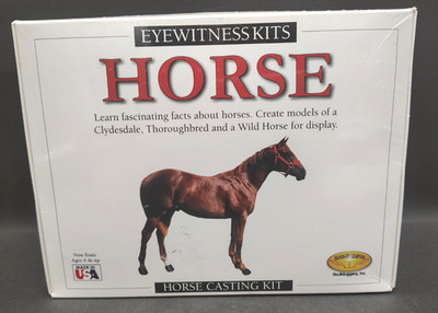 EYEWITNESS KITS HORSE Casting Kit Clydesdale 2007 Factory Sealed Art Materials