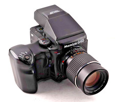 Mamiya 645 Pro with Prism Finder, SEKOR 150mm F4 LENS, N 120 FilmBack Autogrip