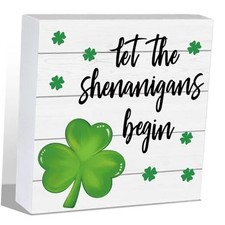 St Patricks Day Table Decor St Patricks Day Decorations Indoor Shamrocks