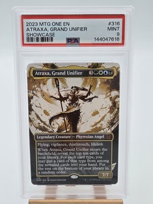 MTG ATRAXA GRAND UNIFIER PSA 9 SHOWCASE PHYREXIA ALL WILL BE ONE