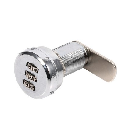 3 Stelliger Code Kombination Cam Cabinet Silber Edelstahl Praktisch CU