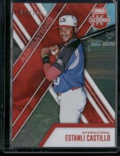 2017 Panini Elite Extra Edition #173 Estanli Castillo Aspirations Orange #/100