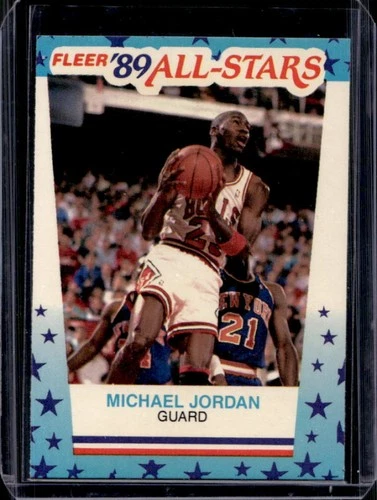 1989-90 Fleer Michael Jordan Stickers All-Star #3 Bulls