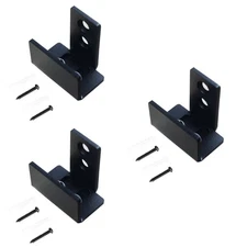 3 Pieces Closet Door Floor Guide Slidng Hardware Barn Wall Mount