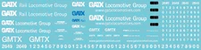 N Scale - GMTX Lease Unit and Patch out Decal Set