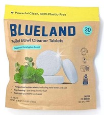 Toilet Bowl Cleaner Tablets. Peppermint Eucalyptus Scent. 30 Tablets.