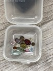 Lot of 14 Small Loose Faceted & Cabochon Stones Tests Garnet Quartz & Tourmaline — photo 4