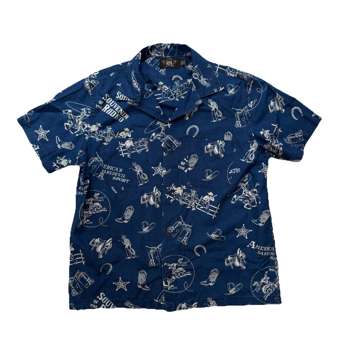 RRL Short Sleeve Casual Button-Down Shirts for Men for sale | eBay