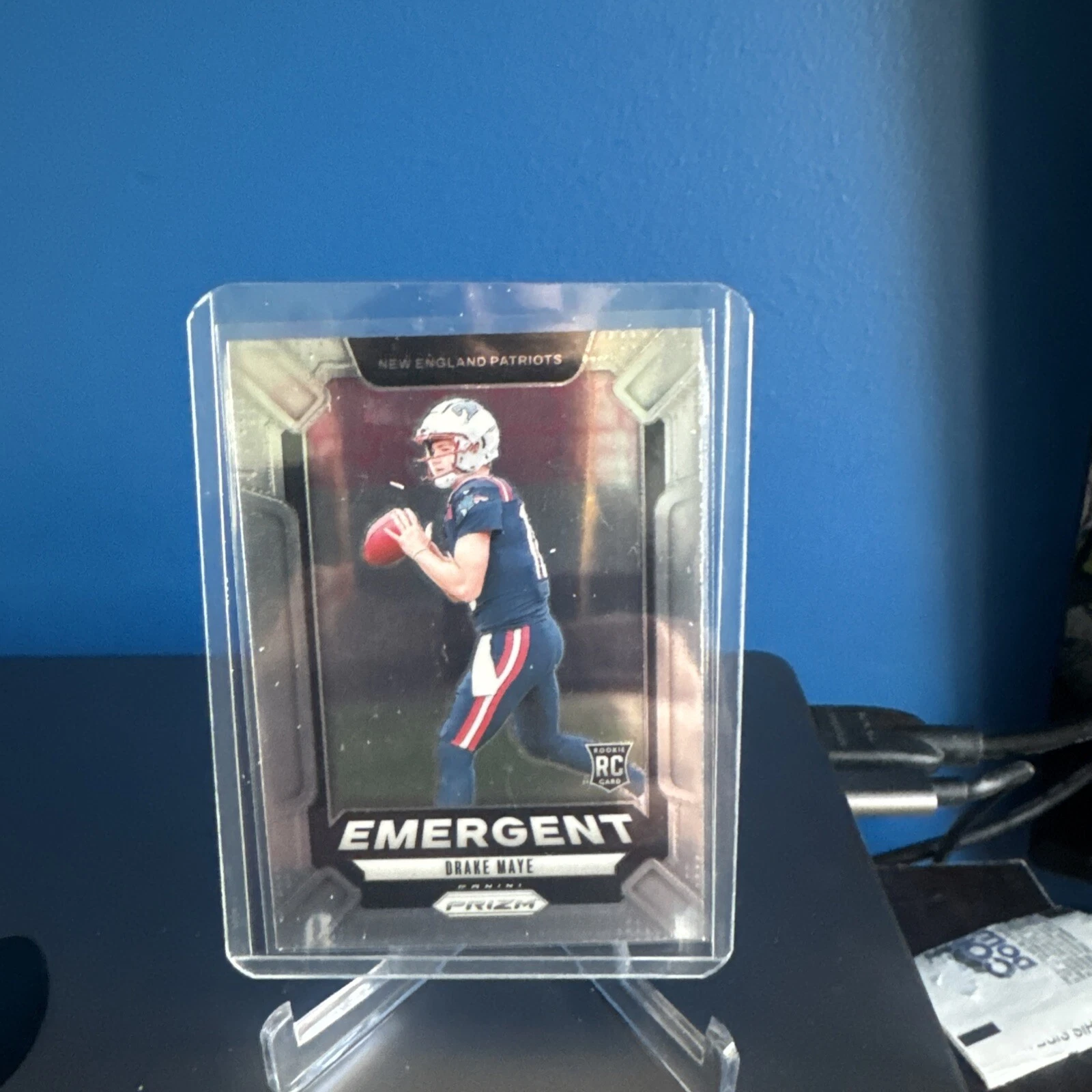 2024 Panini Prizm Drake Maye RC Emergent #4