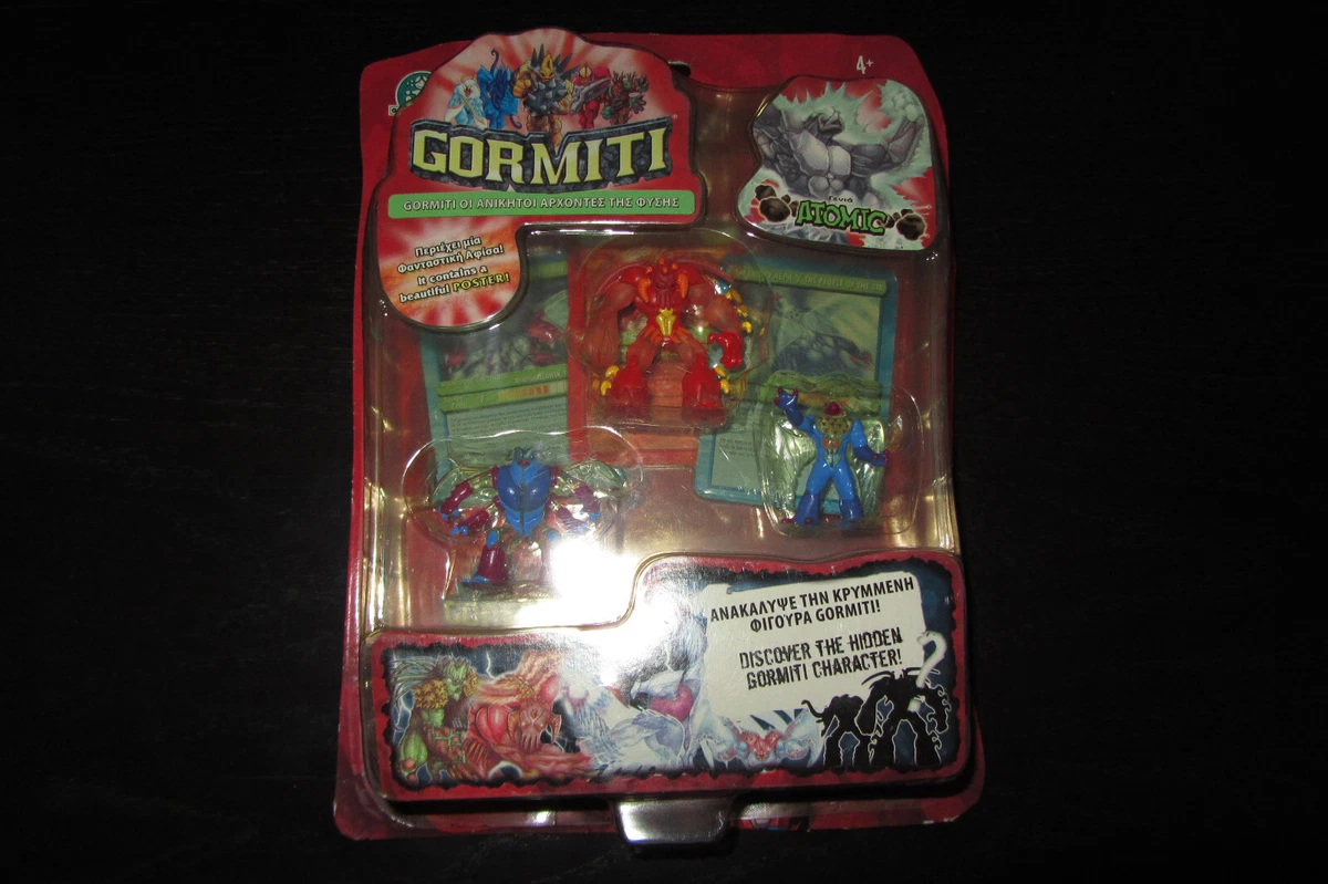 2006 GIOCHI PREZIOSI ATOMIC GORMITI LORDS OF NATURE ACTION FIGURES NEW SEALED