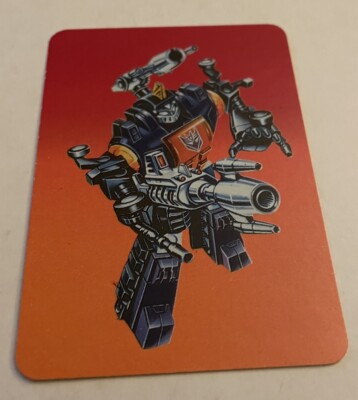 Vintage 1985 Hasbro Transformers Trading Cards Series 1 Autobots Decepticon #114