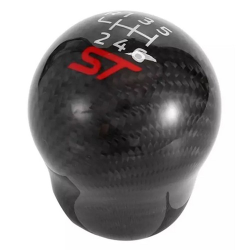 For Ford Fiesta ST Focus ST Carbon Fibre Gear Knob 6 Speed Gear Shift Knob - Picture 5 of 6