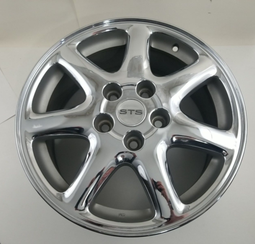 1998-04 Cadillac Seville STS 16in. 7 Spoke Alloy Wheel, Rim. Used. Mint Cond. - Foto 1 di 9