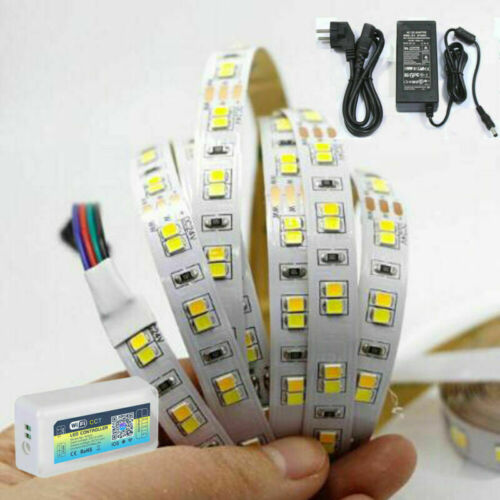 5m 10m CW/WW Dual White CCT LED Strip Light WIFI SMD 2835 DC 24V tape lamp - Picture 15 of 16