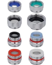 8 Pieces Faucet Adapter Kit, Kitchen Male Female Sink Brass Aerator Adapter Set