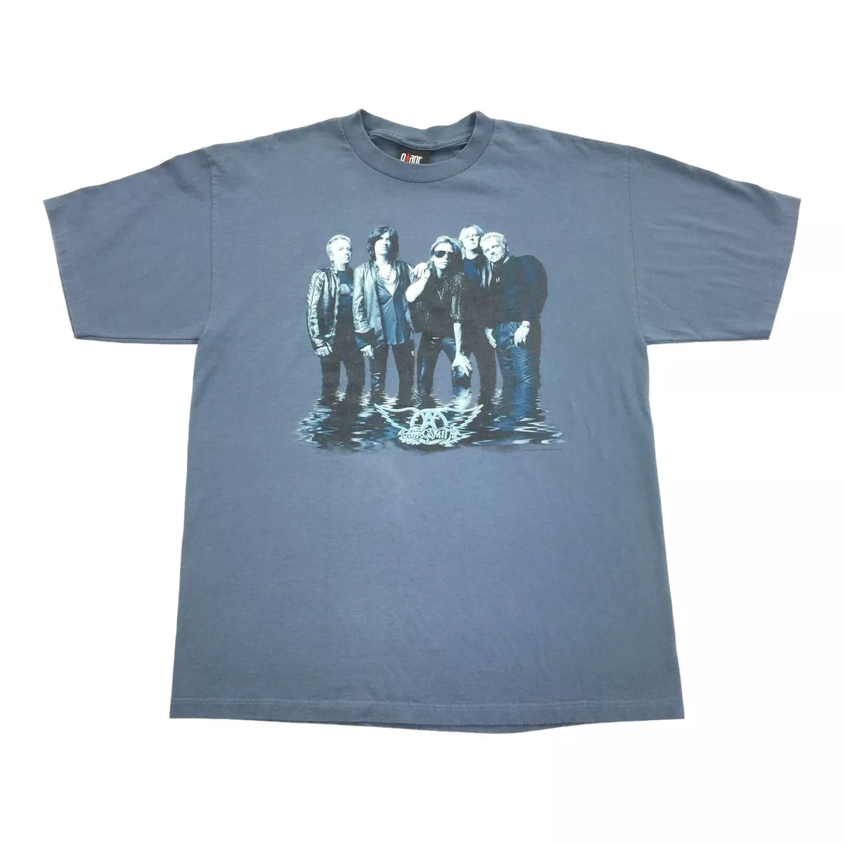 Vintage 2001 Aerosmith Just Push Play World Tour Band T-Shirt Size