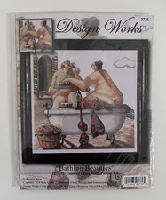 Tobin Bathing Beauties Counted Cross Stitch Kit-12"X12" 14 Count Aida Cloth New