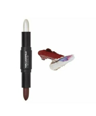 KARL LAGERFELD MODELL CO maßgeschneiderter Lippenstiftschirm Skulptur Duo SIENNA & BELLA UVP £24