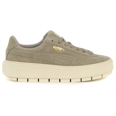 puma suede platform trace rock ridge marshmallow