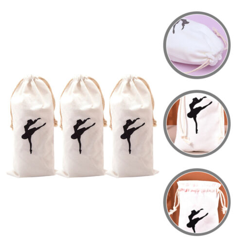  3 Pcs Girl Dance Bags Accessories Slipper Women's Travel Multipurpose - Afbeelding 1 van 12