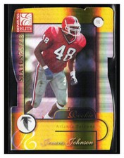 2001 Donruss Elite Status Gold #163 Tevaris Johnson Rookie Die Cut /48