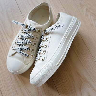 Christian Dior CD White Walk'n'Dior Dior J'Adior Canvas Women