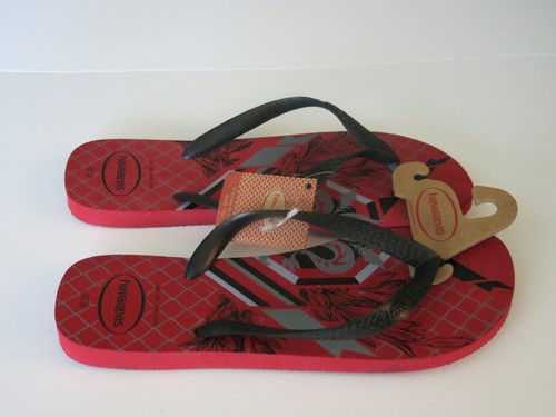 Surf Flip Flops Sandals Shoes Bravo Red 