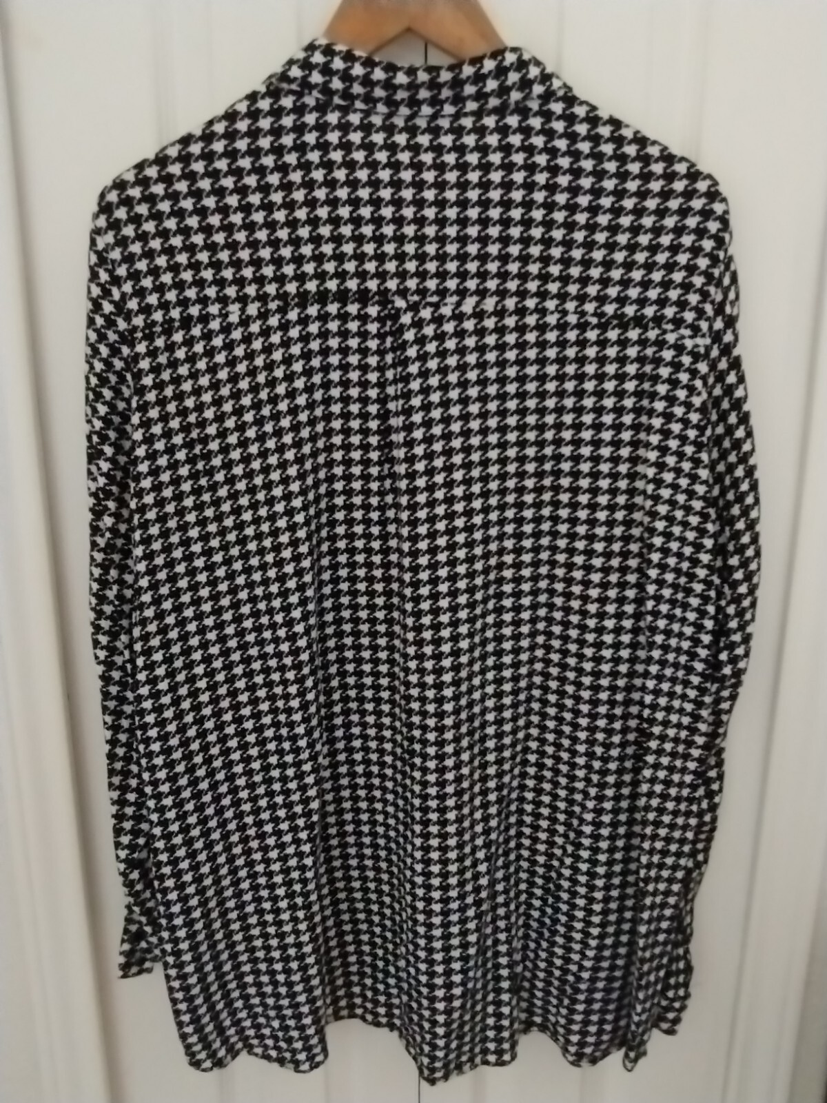 Houndstooth Button Down Blouse - image 2