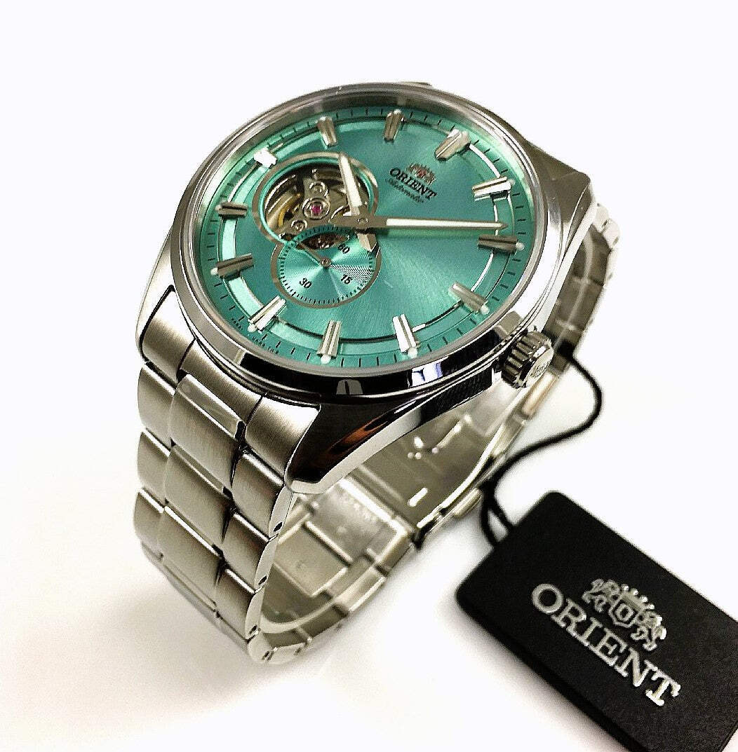 Orient RA-AR0009L10B Men's Semi Skeleton Automatic Turquoise