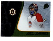 2002-03 Pacific Quest For the Cup GOLD #6 Jeff Hackett SERIAL #5/325 CANADIENS