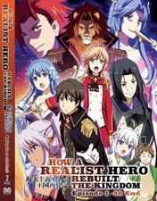 How A Realist Hero Rebuilt The Kingdom Part 1-2 Anime DVD [Free Gift]