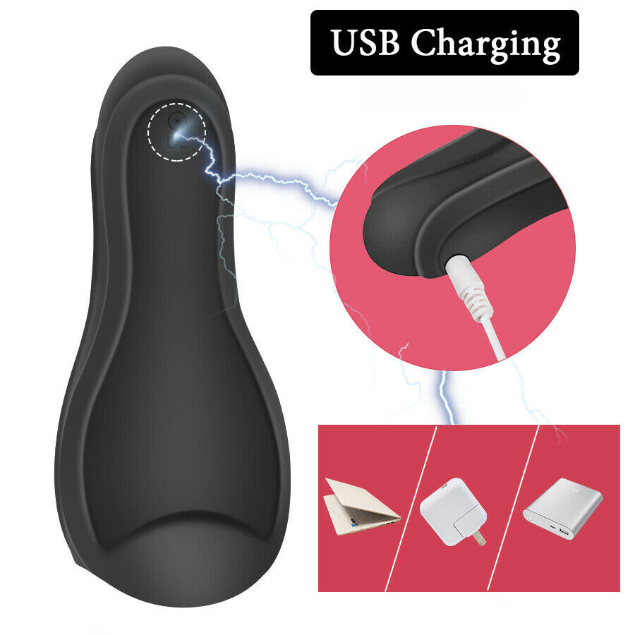 Image 41 - Male Masturbator Vibrator Tongue Licking Glans Massager Blowjob Sex Toys for Men