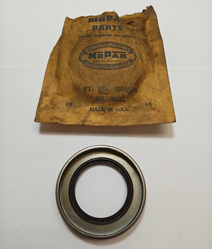 Dodge Truck C-1 C-3 C-4 1954-1968 buje de rueda delantera sello de aceite antipolvo 1501566 nuevo en stock Foto 2 de 3