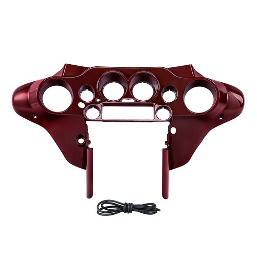 Speedo Radio Gauge Trim Kit Chrome Chrome Speedo Radio Gauge Inner Fairing Trim Kit For Harley Electra/Street Glide (1996-2013) Harley Electra Glide Trim Kit