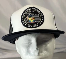 Desert Den - "Long Strange Trip" Two Tone Foam Flat Brim High Crown Trucker