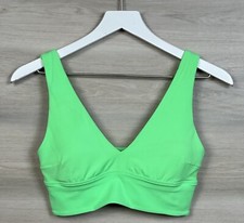 Lululemon Align V Neck Bra Light Support Size 6 C/D   Pistachio PIST 30521