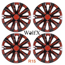15 4pcs Wheel Covers Snap On Hub Caps For Chevrolet Spark Toyota Corolla R15
