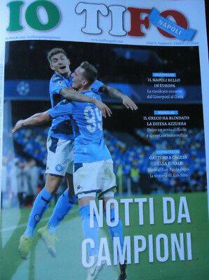 Programm 10 Tifo UEFA CL 2019/20 SSC Neapel Napoli - FC Barcelona