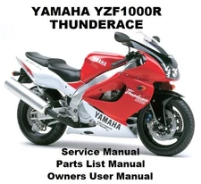 YAMAHA YZF1000R THUNDERACE Owners Workshop Service Repair Parts Manual PDF files