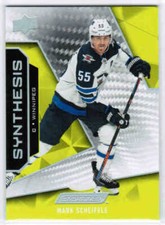 19/20 2019 UD ENGRAINED MARK SCHEIFELE S-38 SYNTHESIS INSERT WINNIPEG JETS