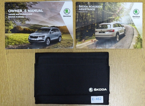GENUINE SKODA KAROQ 2017-2019 OWNERS MANUAL HANDBOOK WALLET PACK E-462 - 第 1/9 張圖片